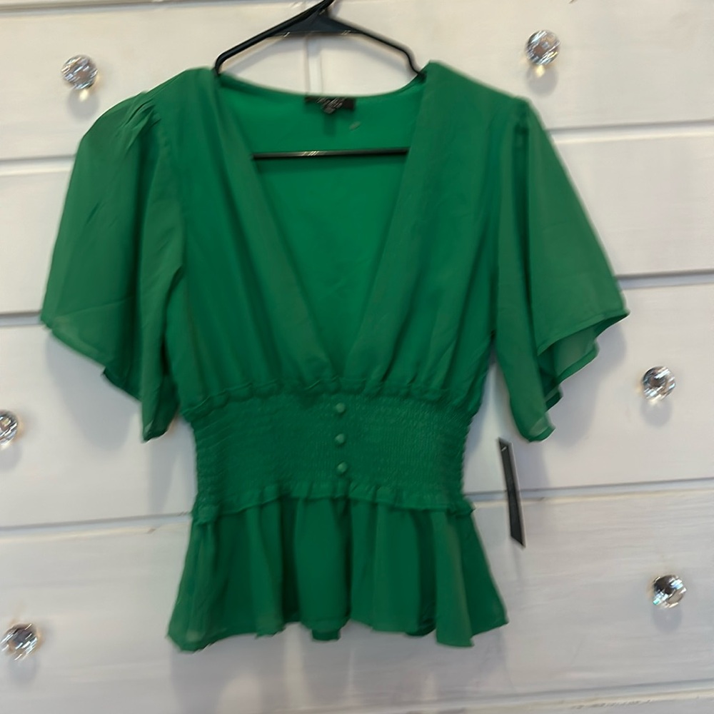green Blouse